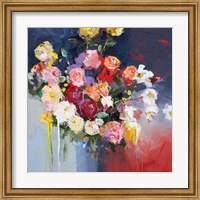 Framed White Flowers