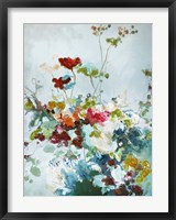 Framed Abstract Floral 1