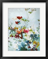 Framed Abstract Floral 1