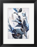 Framed Blue Leaves