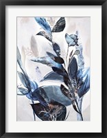 Framed Blue Leaves