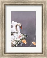 Framed Swan Gold 1