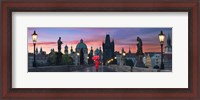 Framed Dawn at Charles Bridge