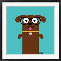 Framed Bow Wow Dachshund