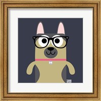 Framed Bow Wow German Shepherd