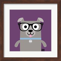 Framed 'Bow Wow Pitt Bull' border=