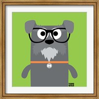 Framed Bow Wow Schnauzer