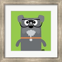 Framed Bow Wow Schnauzer