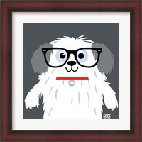 Framed 'Bow Wow Sheepdog' border=