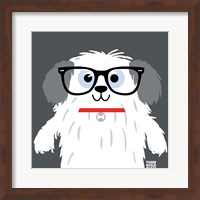 Framed 'Bow Wow Sheepdog' border=