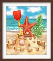 Framed Beach Friends - Starfish