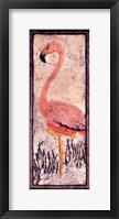 Framed Flamingo 2 Batik