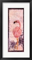 Framed Flamingo 3 Batik