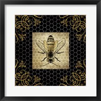 Framed Golden Honey Bee 2