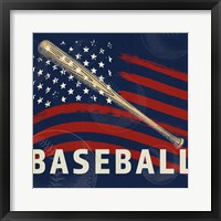 Framed Vintage Baseball Sign 2
