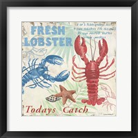 Framed Fresh Lobster