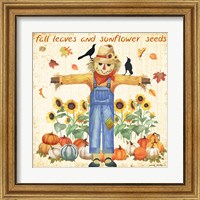 Framed 'Sunflower Seeds' border=