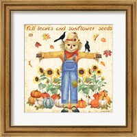 Framed 'Sunflower Seeds' border=