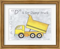 Framed Dump Truck