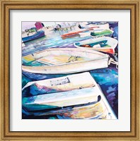 Framed Rockport Boats