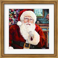 Framed Santa's Hush