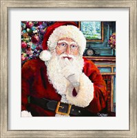 Framed Santa's Hush