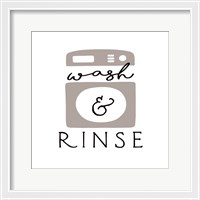 Framed 'Wash and Rinse' border=