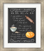 Framed Homemade Bread Recipe