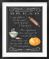 Framed Homemade Bread Recipe