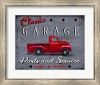 Framed Classic Garage