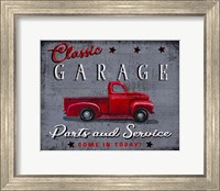Framed Classic Garage