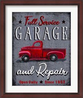 Framed Full Service Garage