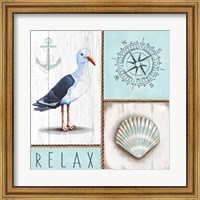 Framed Nautical Relax