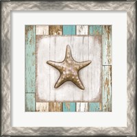 Framed Starfish on Beach