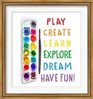 Framed Play, Learn, Create