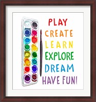 Framed Play, Learn, Create