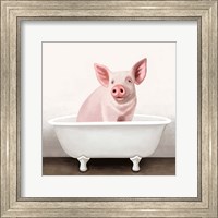 Framed Pig in Bathtub Solo