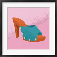 Framed Blue Heel