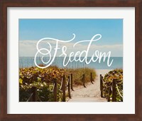 Framed Freedom Beach