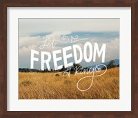 Framed Freedom Prairie