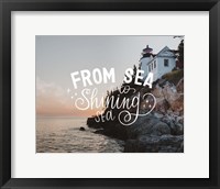 Framed Sea to Shining Sea