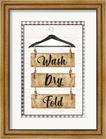 Framed Wash Dry Fold