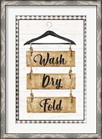 Framed Wash Dry Fold