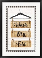 Framed Wash Dry Fold