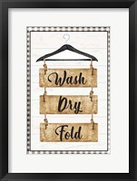 Framed Wash Dry Fold