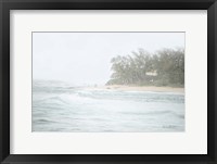 Framed Misty Beach Walk