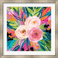 Framed Pink Floral II
