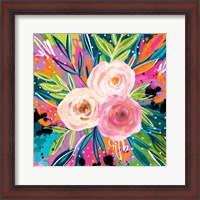Framed Pink Floral II