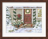 Framed Holiday Porch