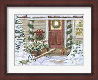 Framed Holiday Porch